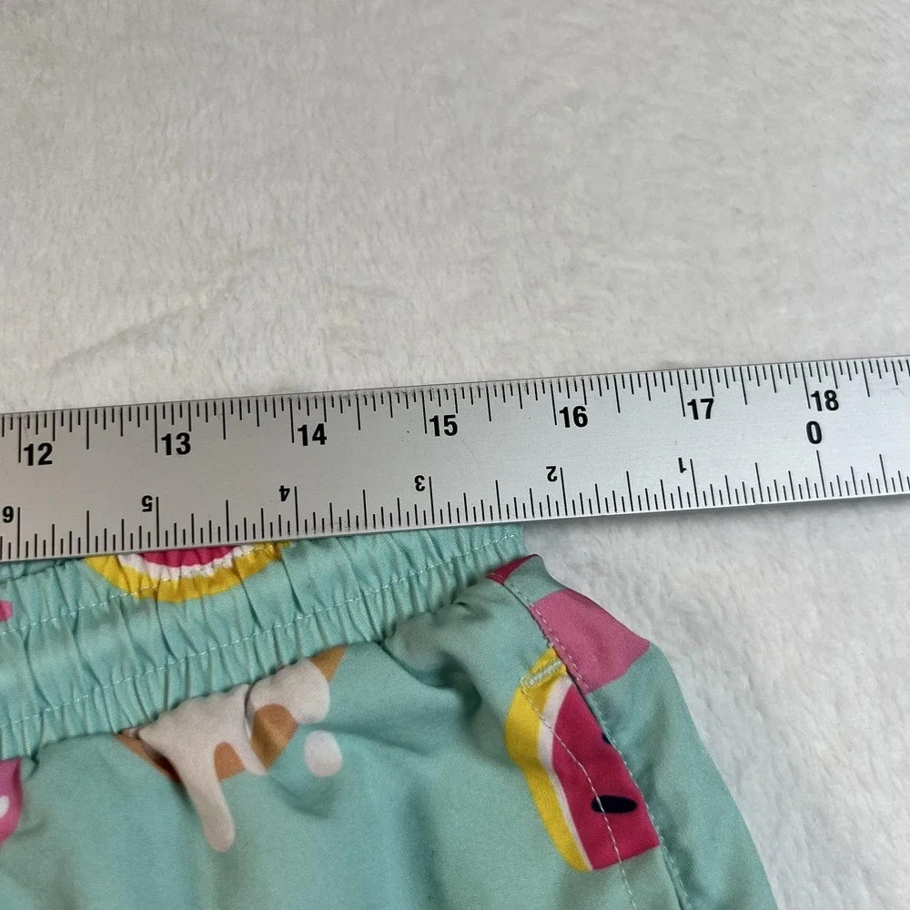 Muscle‎ Nation Swim Trunks Shorts Mens XL Flamingo Donut Watermelon Fun Print